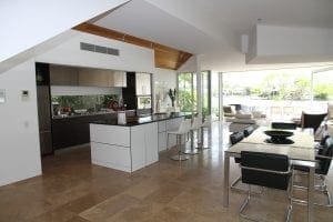 apartment with open layout plan