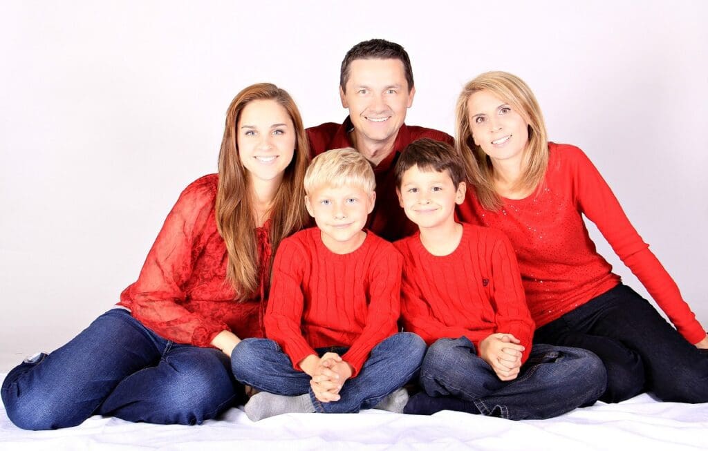 family picture of the whole family