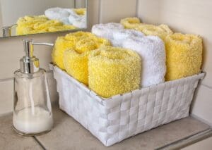 clean and orderly bathroom